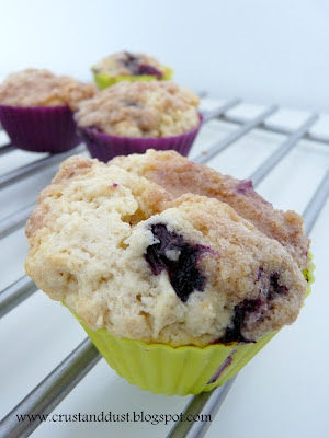Muffiny z borówkami (Blueberry muffins)